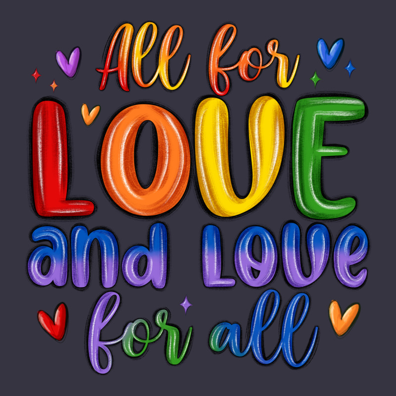 All For Love And Love For All Vintage Hoodie by MaliasSmallBusiness | Teevron
