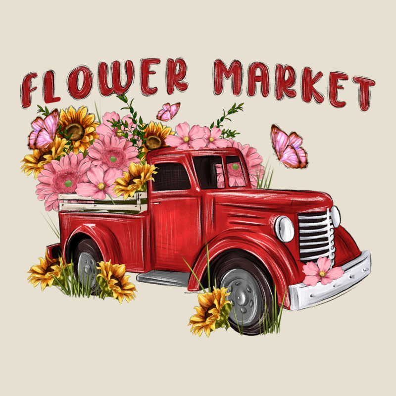Flower Market Urban Heavy Tee by MaliasSmallBusiness | Teevron