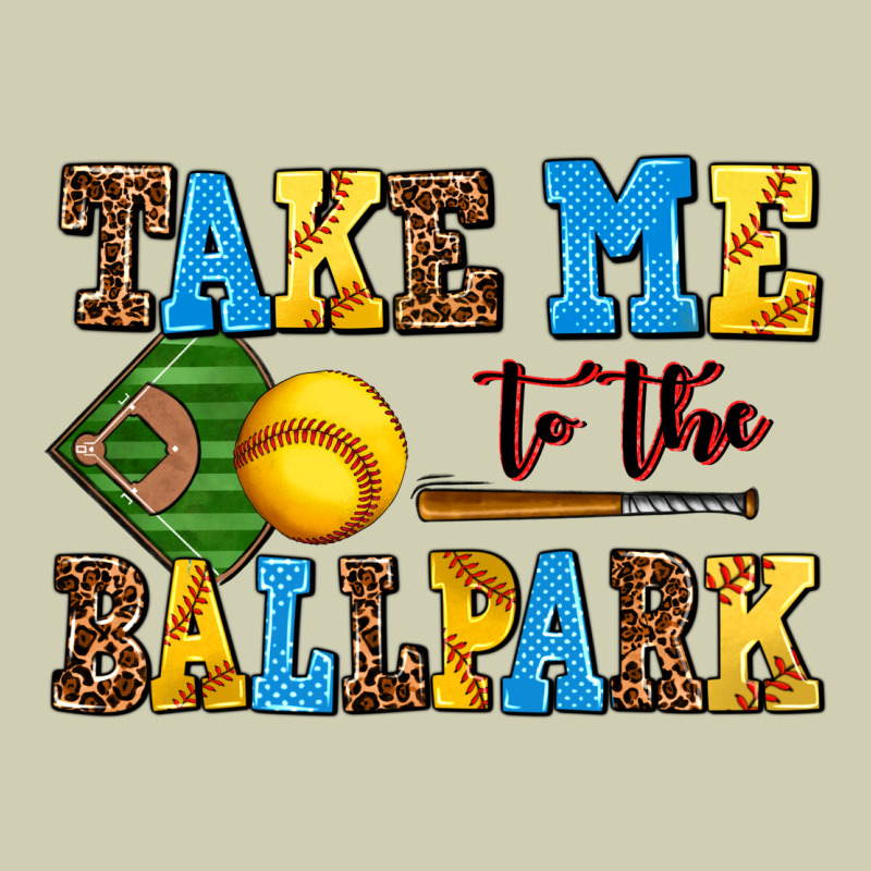 Take Me To The Ballpark Softball Heavy Core Tee by AdoDesignShop | Teevron