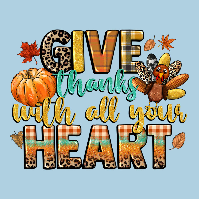 Give Thanks With All Your Heart Premium Hoodie by CowGirlArtShop | Teevron