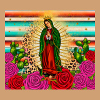 Our Lady Of Guadalupe Cactus Leopard Vintage Tee | Teevron