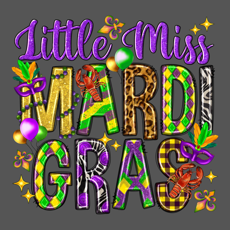 Little Miss Mardi Gras Zipper Hoodie by NancyCooperArtShop | Teevron