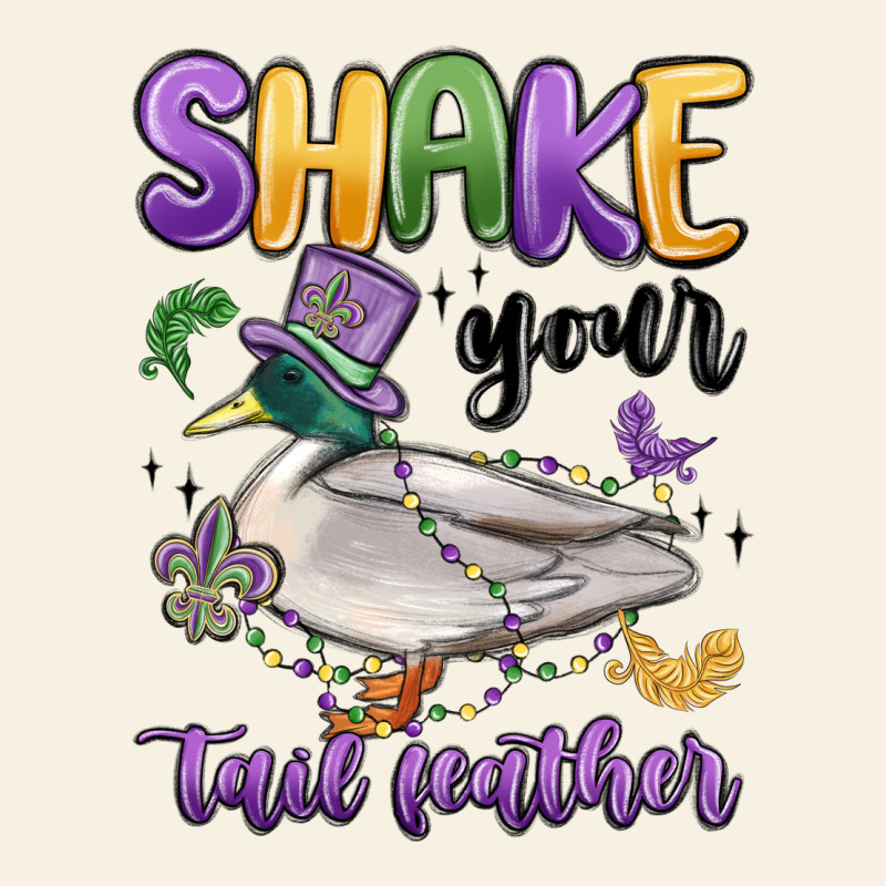 Shake Your Tail Feather Mardi Gras Vintage Tee by MaliasSmallBusiness | Teevron