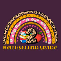 Back To School Rainbow Hello Second Grade Premium Tee | Teevron
