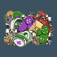 Gamer Mardi Gras Game Controller Urban Heavy Tee | Teevron