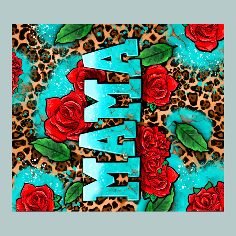 Rose Leopard Mama Heavy Core Tee by AdoDesignShop | Teevron