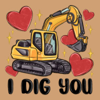 I Dig You Valentines Excavator Vintage Tee | Teevron