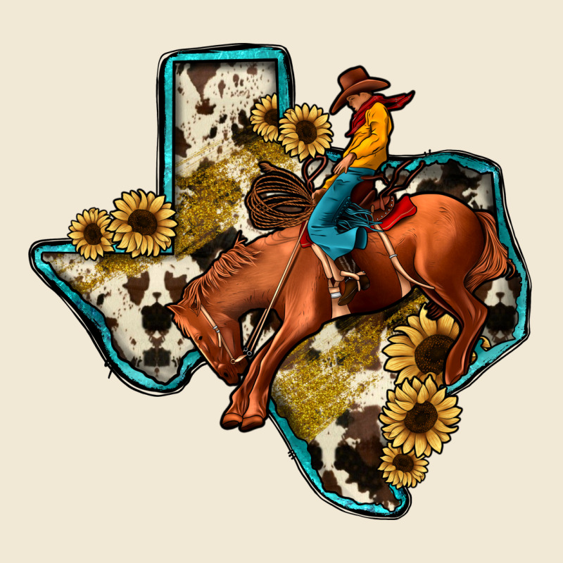 Rodeo Sunflower Texas Map Premium Tee by JahusDesignShop | Teevron
