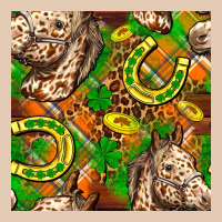 St. Patrick's Day Horse With Horseshoes Seamless Urban Hoodie | Teevron