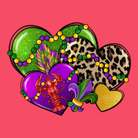 Mardi Gras Hearts Premium Sweatshirt | Teevron