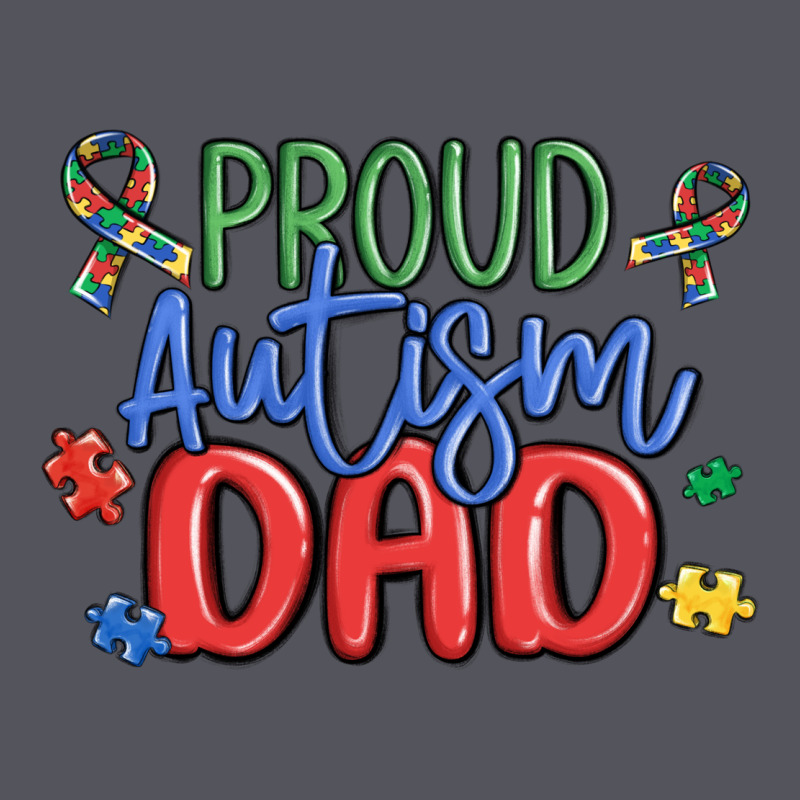 Proud Autism Dad Vintage Hoodie by MaliasSmallBusiness | Teevron