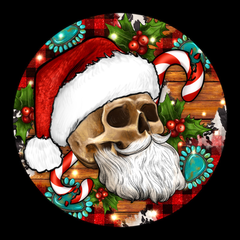 Christmas Hippie Skeleton Santa Ornament Heavy Core Tee by Artiststas | Teevron