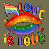 Love Is Love Lips Vintage Hoodie | Teevron