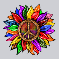 Pride Lgbtq+ Sunflower With Peace Heavyweight Sweatshirt | Teevron