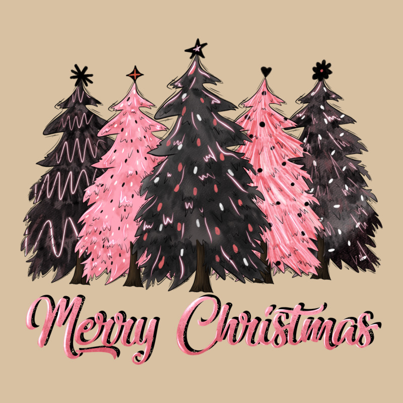Pink Merry Christmas Heavyweight Hoodie by CowGirlArtShop | Teevron
