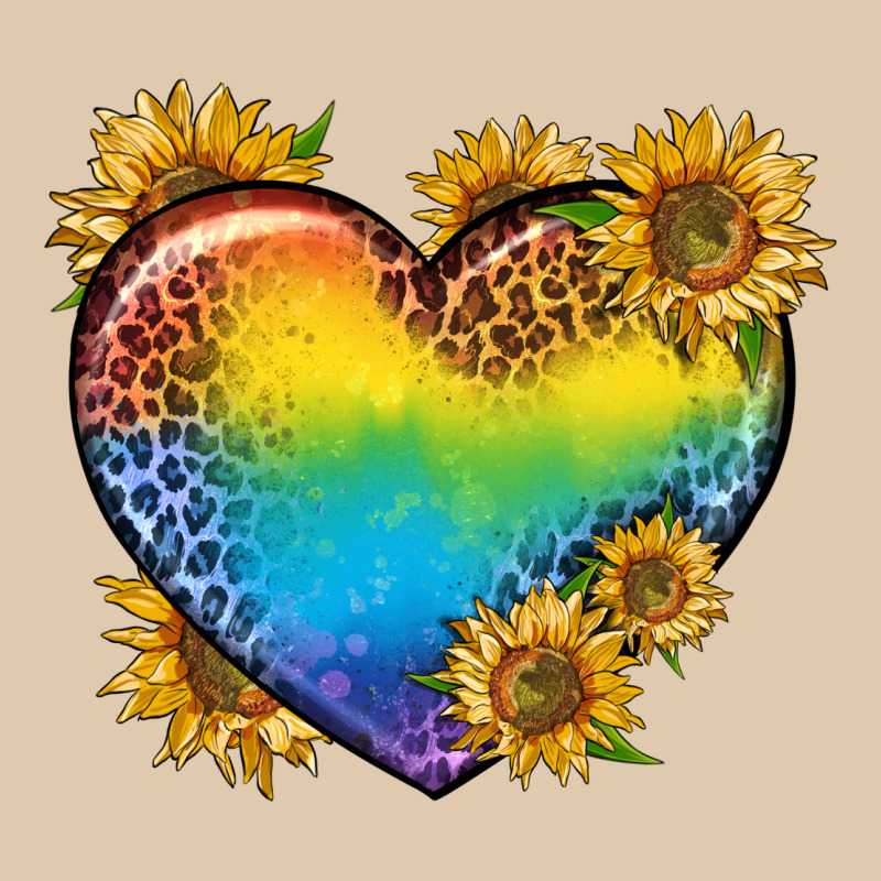 Pride Heart And Sunflower Heavyweight Sweatshirt by BundleAndBundleShop | Teevron