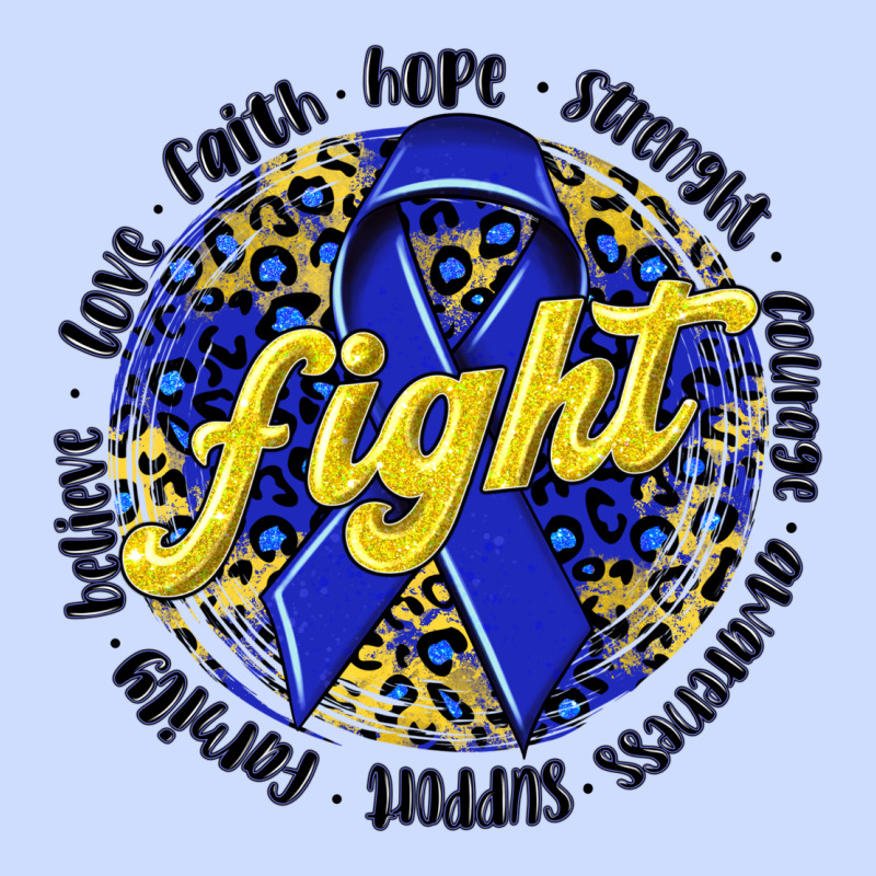 Fight Colorectal Cancer Urban Heavy Tee by NancyCooperArtShop | Teevron