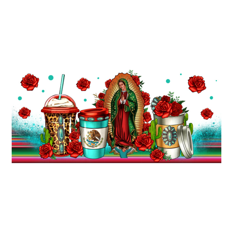 Lady Of Guadalupe Coffee Cups Libbey Glass Premium Tee by Jasminsmagicworld | Teevron