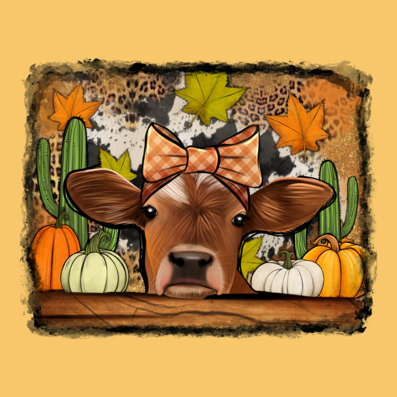 Fall Cow Vintage Hoodie by Jasminsmagicworld | Teevron