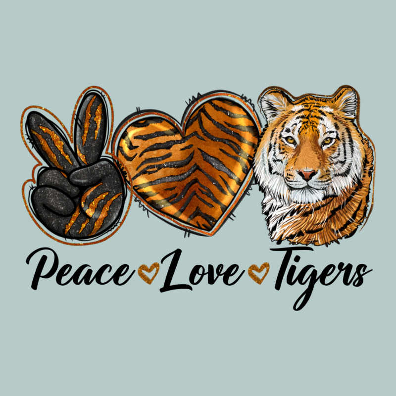 Peace Love Tigers Head Heavy Core Tee by JahusDesignShop | Teevron