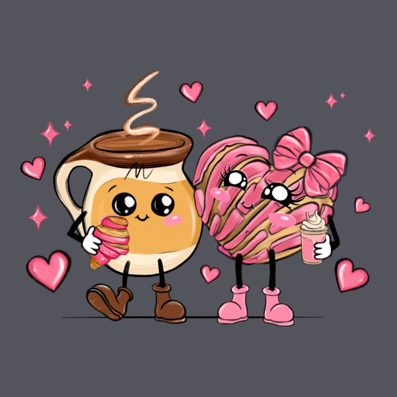 Valentines  Day Conchas And Cafecito Vintage Hoodie by MaliasSmallBusiness | Teevron
