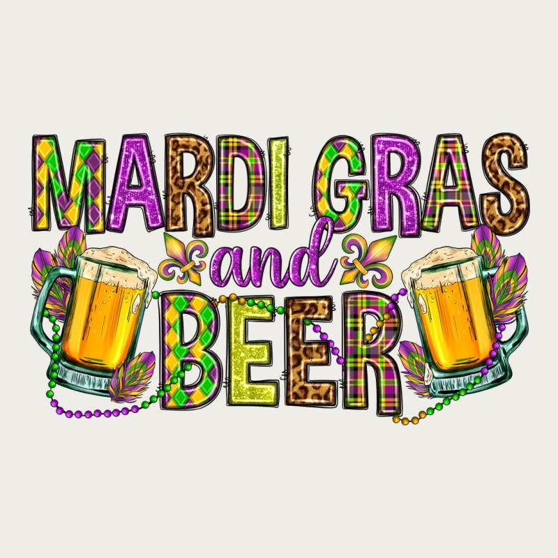 Mardi Gras And Beer Zipper Hoodie by NancyCooperArtShop | Teevron