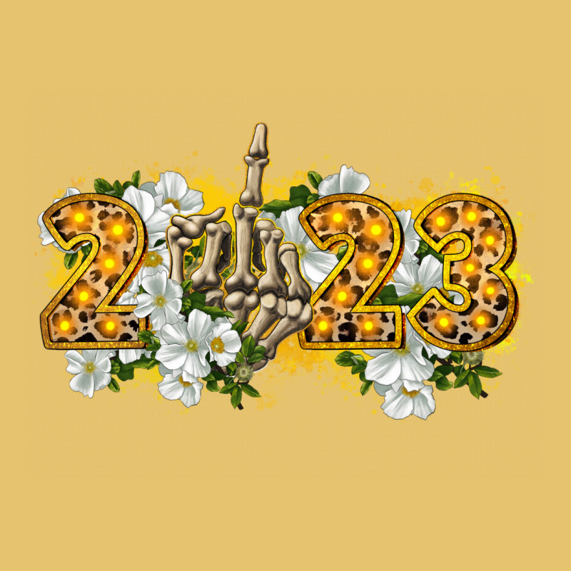2023 Skeleton Middle Finger New Year Premium Sweatshirt by CowGirlArtShop | Teevron