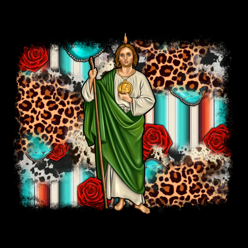 San Judas Leopard Cowhide Background Heavy Core Tee by JahusDesignShop | Teevron