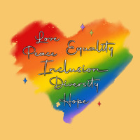 Kindness Equality Peace Love Inclusion Diversity H Vintage Hoodie | Teevron