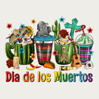 Mexican Dia De Los Muertos Coffee Cups Zipper Hoodie | Teevron