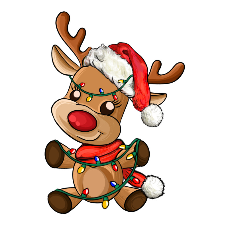 Baby Christmas Reindeer Ladies Tee by AdoDesignShop | Teevron
