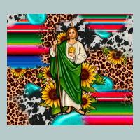 San Judas Leopard Cowhide Gemstone Heavy Core Tee | Teevron