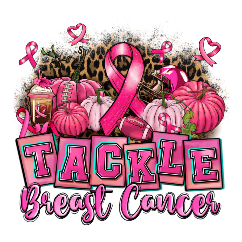 Tackle Breast Cancer With Pumpkin Ladies Tee by AdoDesignShop | Teevron
