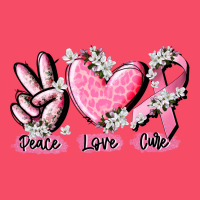 Peace Love Cure Breast Cancer Premium Sweatshirt | Teevron