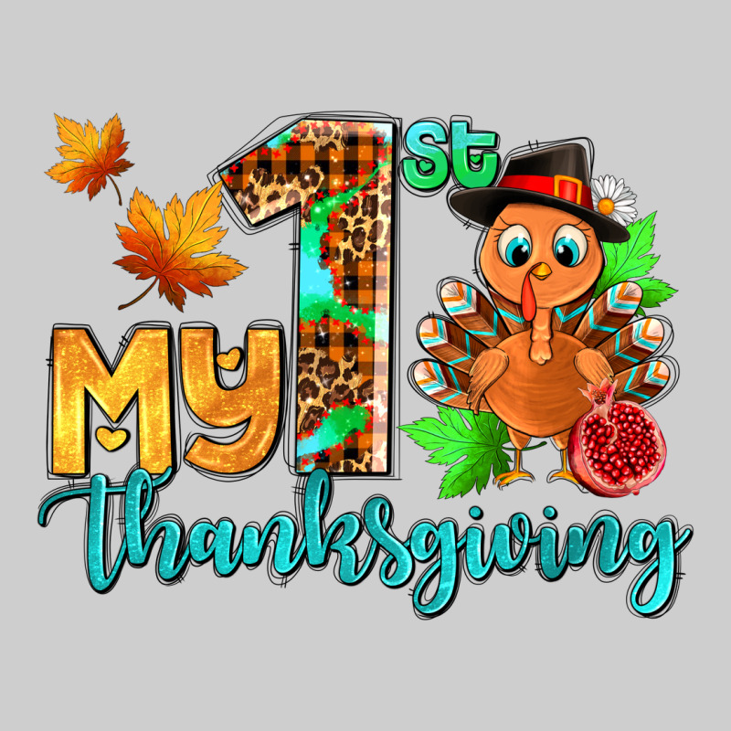 My First Thanksgiving With Turkey Premium Tee by AdoDesignShop | Teevron