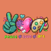 Peace Love Art Classic Tee | Teevron