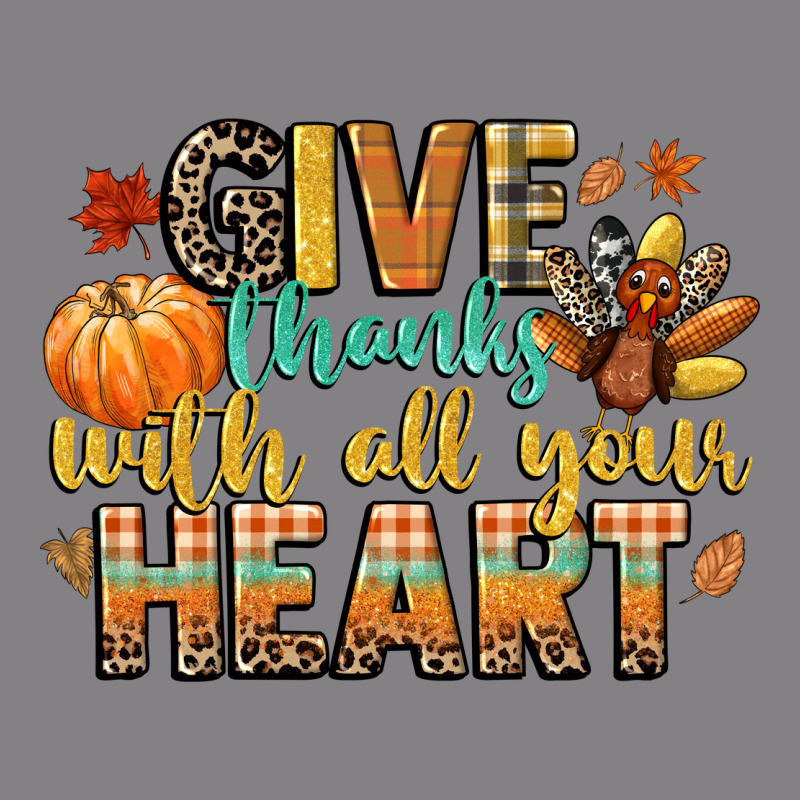 Give Thanks With All Your Heart Heavyweight Hoodie by CowGirlArtShop | Teevron