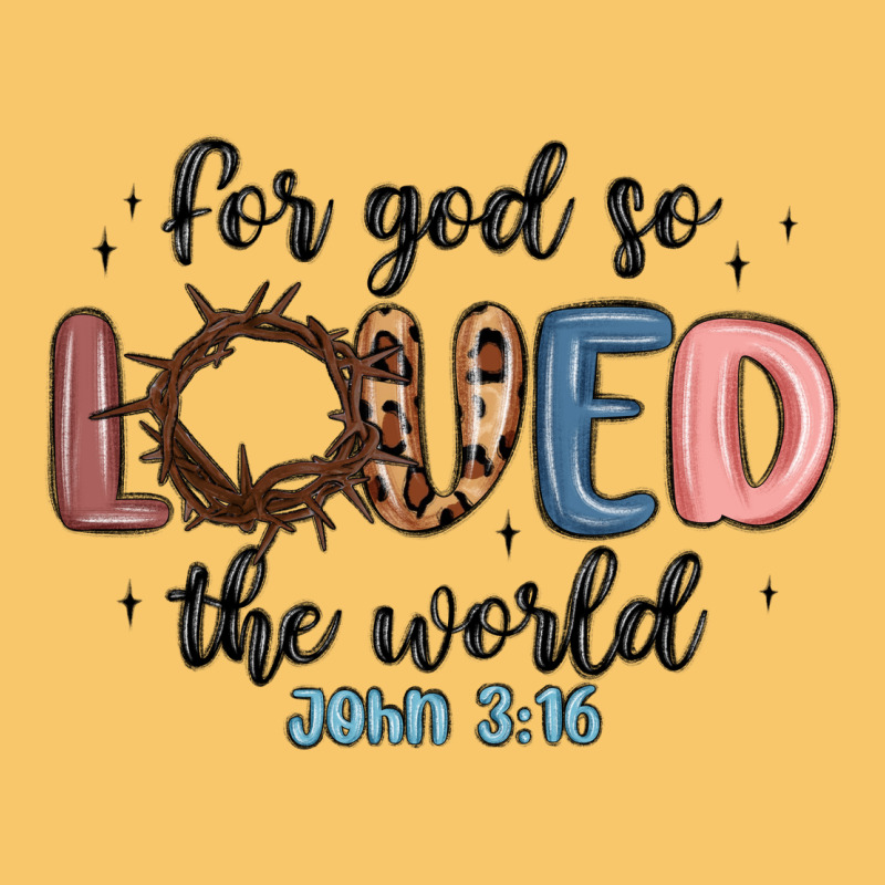 For God So Loved The World Vintage Hoodie by MaliasSmallBusiness | Teevron
