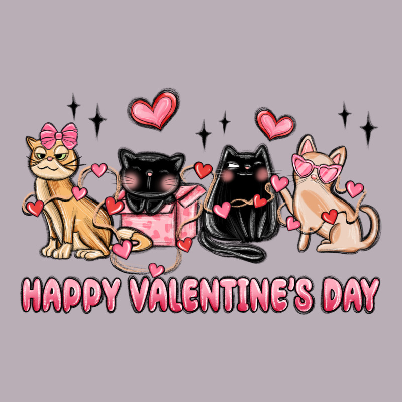 Happy Valentines Day Cats Vintage Tee by MaliasSmallBusiness | Teevron