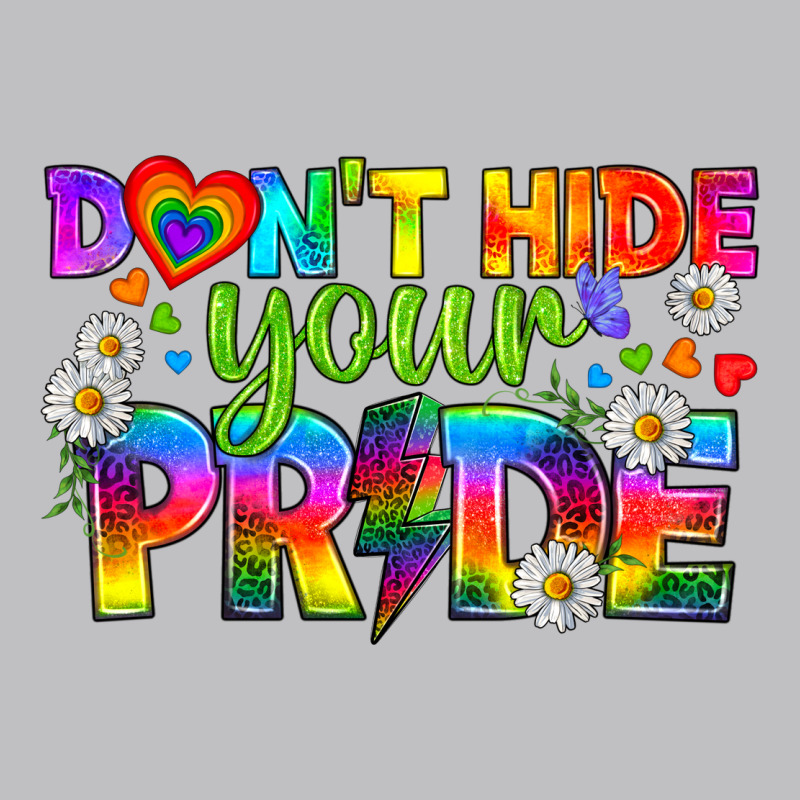 Lgbtq+ Don't Hide Your Pride Long Sleeve Tee by BundleAndBundleShop | Teevron