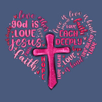 Jesus Is Love Heart Cross Valentines Day Vintage Hoodie | Teevron