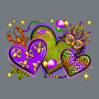 Mardi Gras Hearts Heavyweight Sweatshirt | Teevron