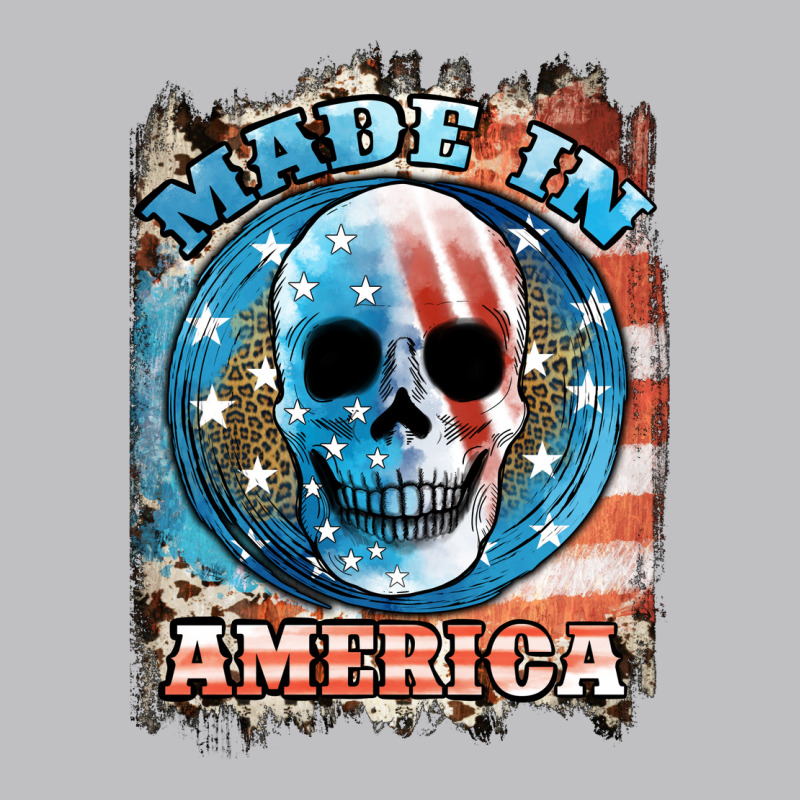 Made In America Skull Long Sleeve Tee by JahusDesignShop | Teevron