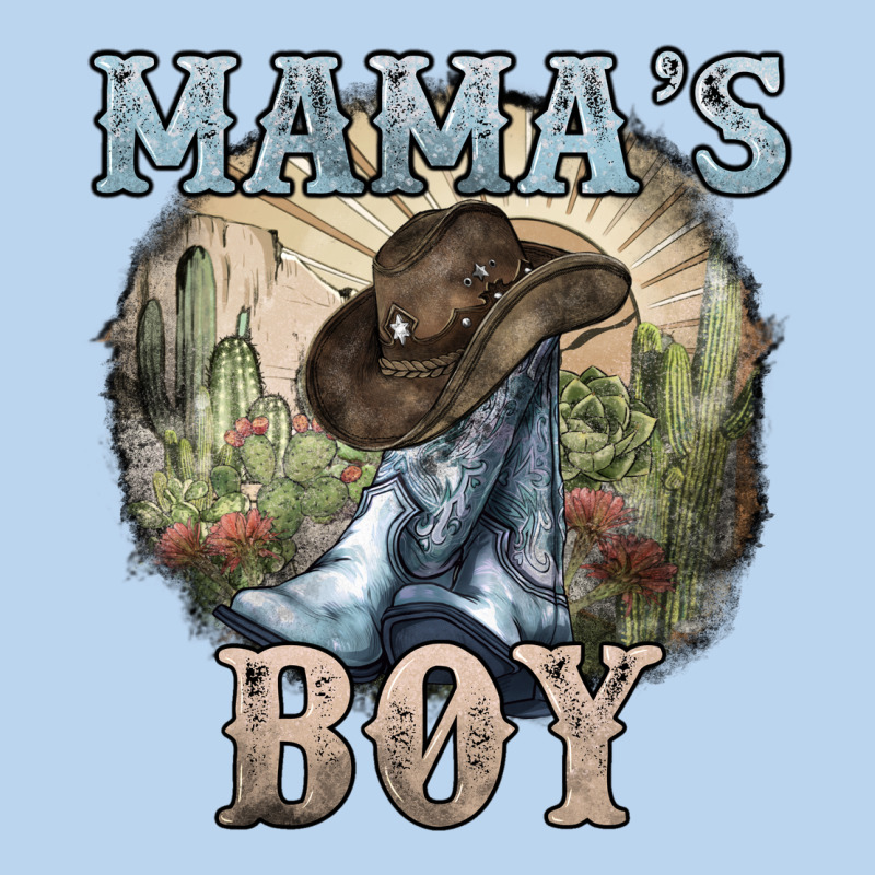 Mamas Boy Western Cowboy Boots Cactus Classic Tee by NancyCooperArtShop | Teevron