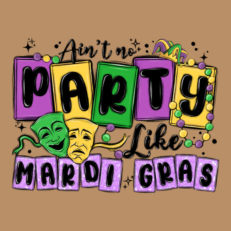 Aint No Party Like Mardi Gras Vintage Hoodie by MaliasSmallBusiness | Teevron