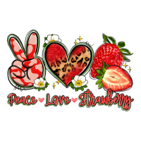 peace love strawberry | Teevron