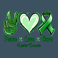 Peace Love Cure Liver Cancer Urban Heavy Tee | Teevron
