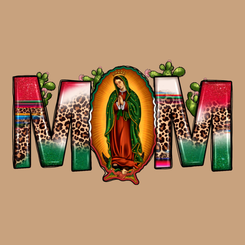 Mexican Flag Our Lady Of Guadalupe Mom Leopard Vintage Tee by JahusDesignShop | Teevron
