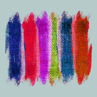Colored Jute Brush Strokes Heavy Core Tee | Teevron