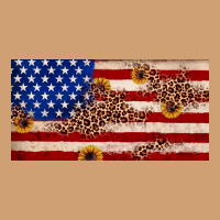American Flag Leopard Sunflower Vintage Tee | Teevron